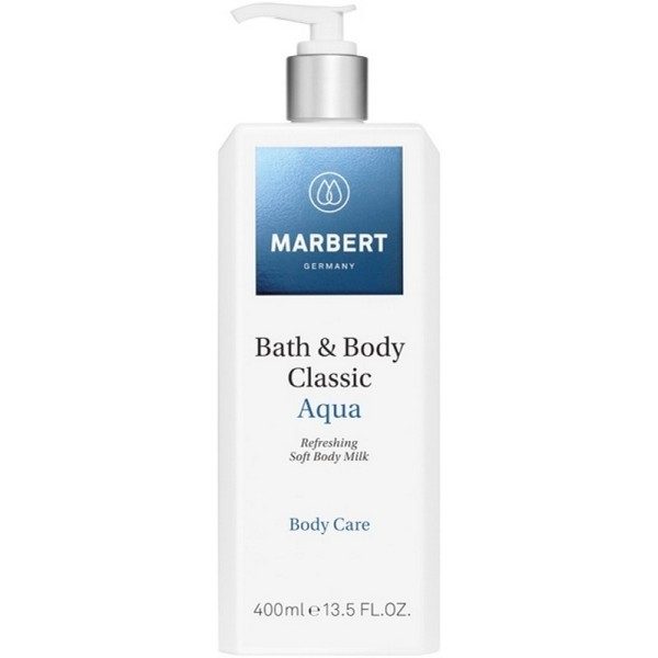 MARBERT Bath & Body Classic Aqua Refreshing Soft Body Milk, 400 ml