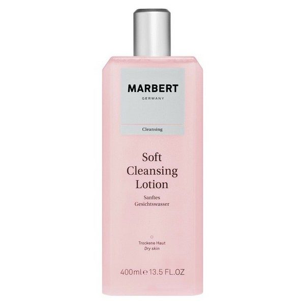 Marbert Soft Cleansing Lotion Sanftes Gesichtswasser für Trockene Haut, 400 ml