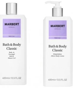 Marbert Bath & Body Classic Duschgel 400 ml + Body Lotion 400 ml