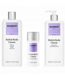 Marbert Bath & Body Classic Bade & Duschgel 400ml + Körperlotion 400ml + Deodorant 40ml