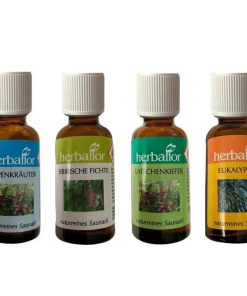 Herbaflor Saunaöle Badeöle Badezusätze Saunaaufguss Saunaduft 4 x 30 ml