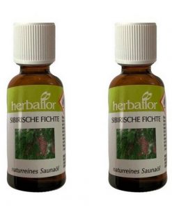 Herbaflor Sibirische Fichte Saunaöl Badeöl Saunaaufguss 2 x 30 ml