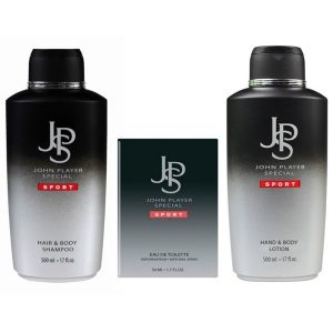 John Player Special Sport Shampoo 500 ml & Body Lotion 500 ml & EDT 50 ml