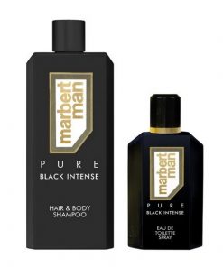 Marbert Man Pure Black Intense Hair & Body Shampoo 400 ml + EDT 125 ml